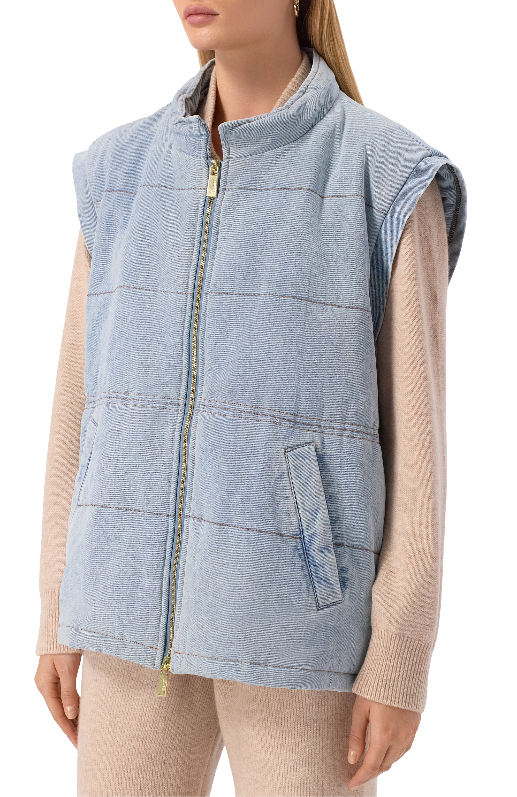 Джинсовый пуховик MAX AND MOI, арт. H25DEVA, фото 7