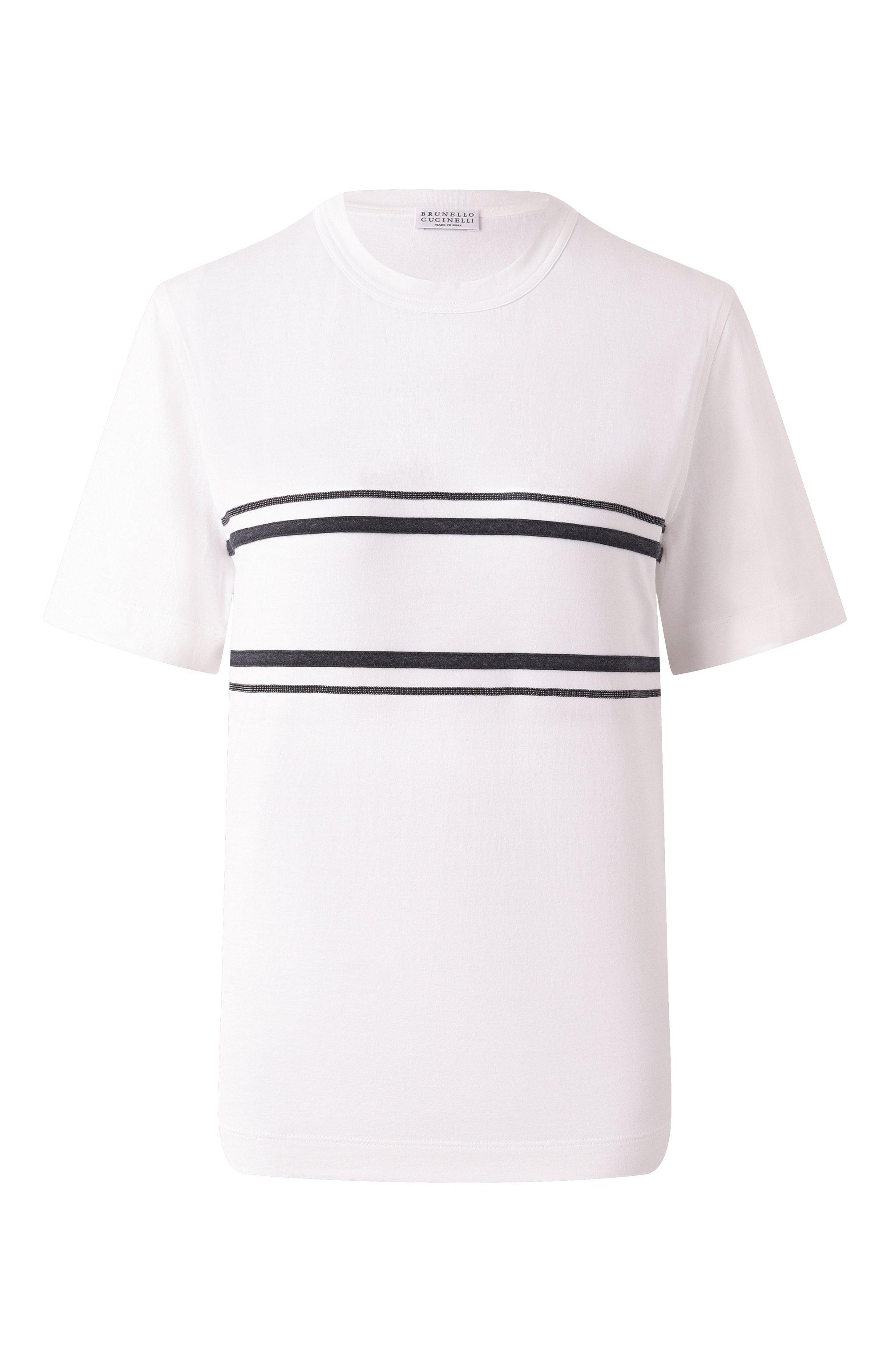 Хлопковая футболка BRUNELLO CUCINELLI, арт. M0T81VB400, фото 1
