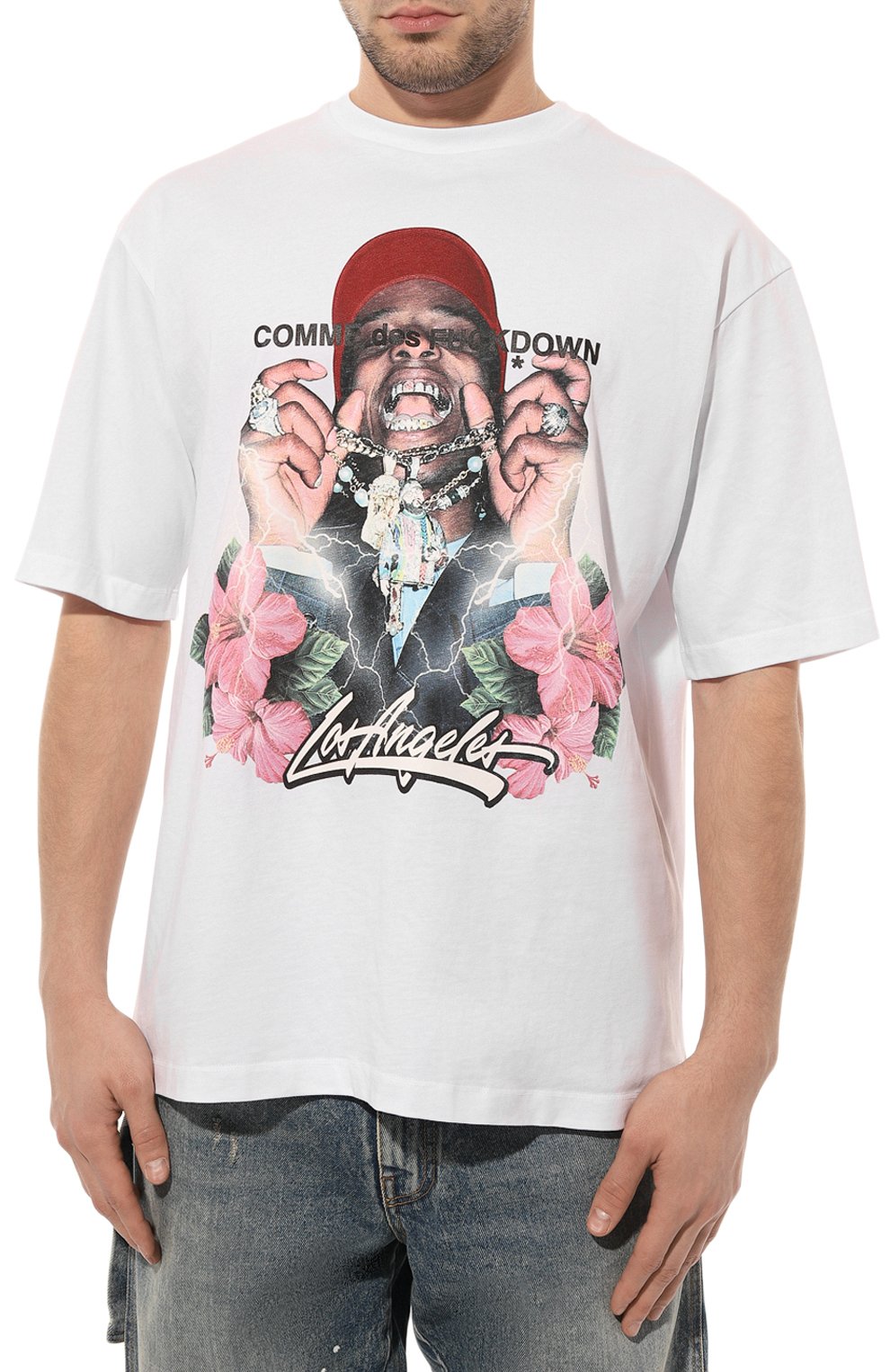 Хлопковая футболка COMME DES FUCKDOWN, арт. CDFU2275, фото 3