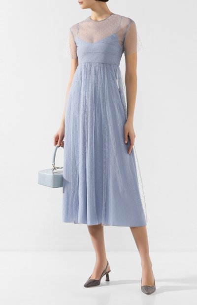 Платье REDVALENTINO голубого цвета по цене 99900 руб., арт. TR3VAK35/1GK, фото 2 Платье REDVALENTINO, арт. TR3VAK35/1GK, фото 2
