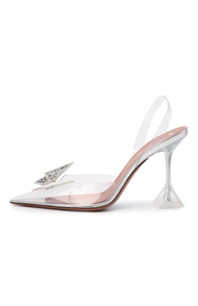 Туфли awge x amina muaddi AMINA MUADDI прозрачного цвета по цене 143500 руб., арт. PH0ENIX GLASS/PVC AM/TRASPARENTE, фото 3 Туфли awge x amina muaddi AMINA MUADDI, арт. PH0ENIX GLASS/PVC AM/TRASPARENTE, фото 3