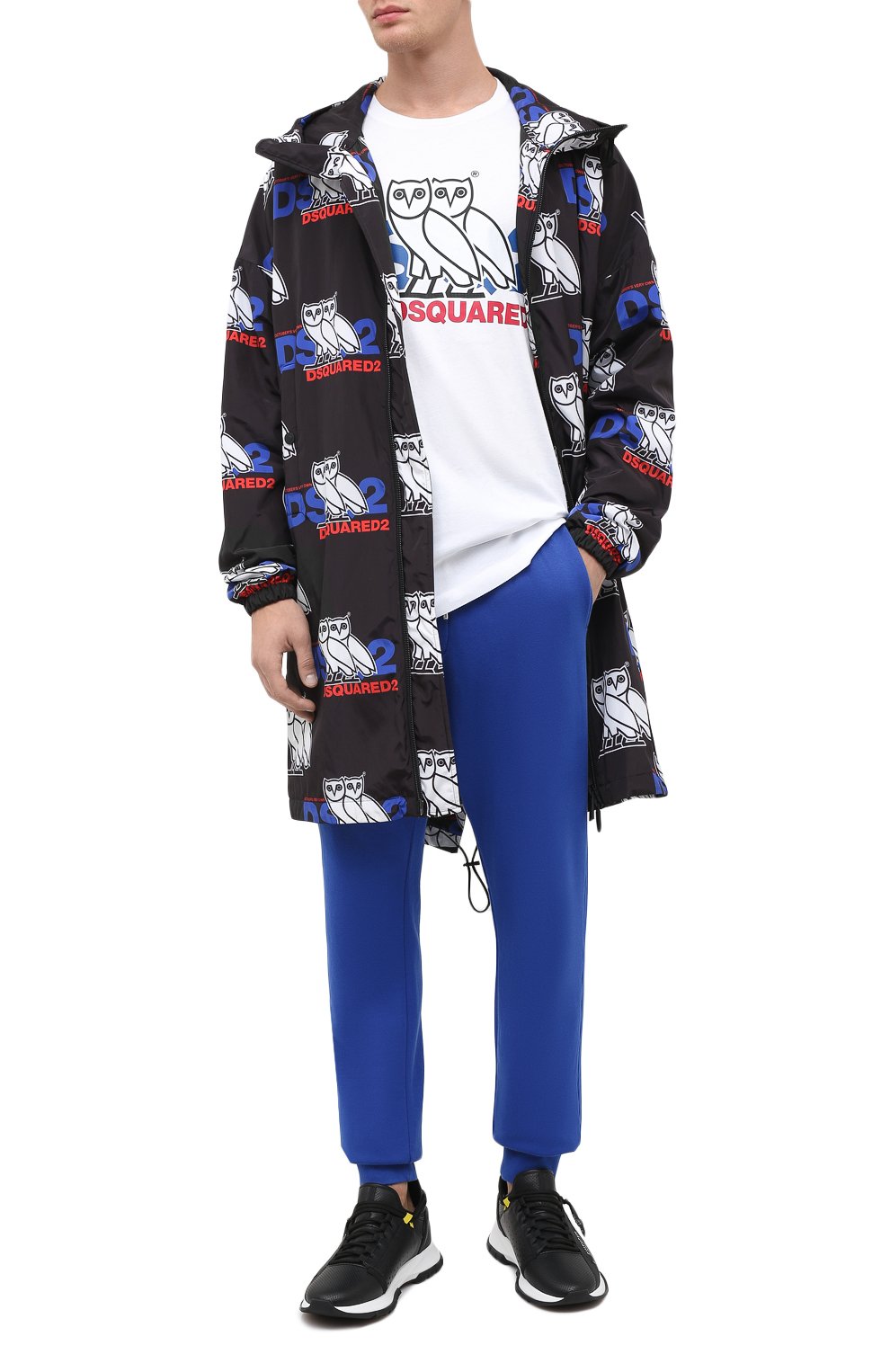 Хлопковые джоггеры d2 x ovo DSQUARED2, арт. S74KB0479/S25042, фото 3