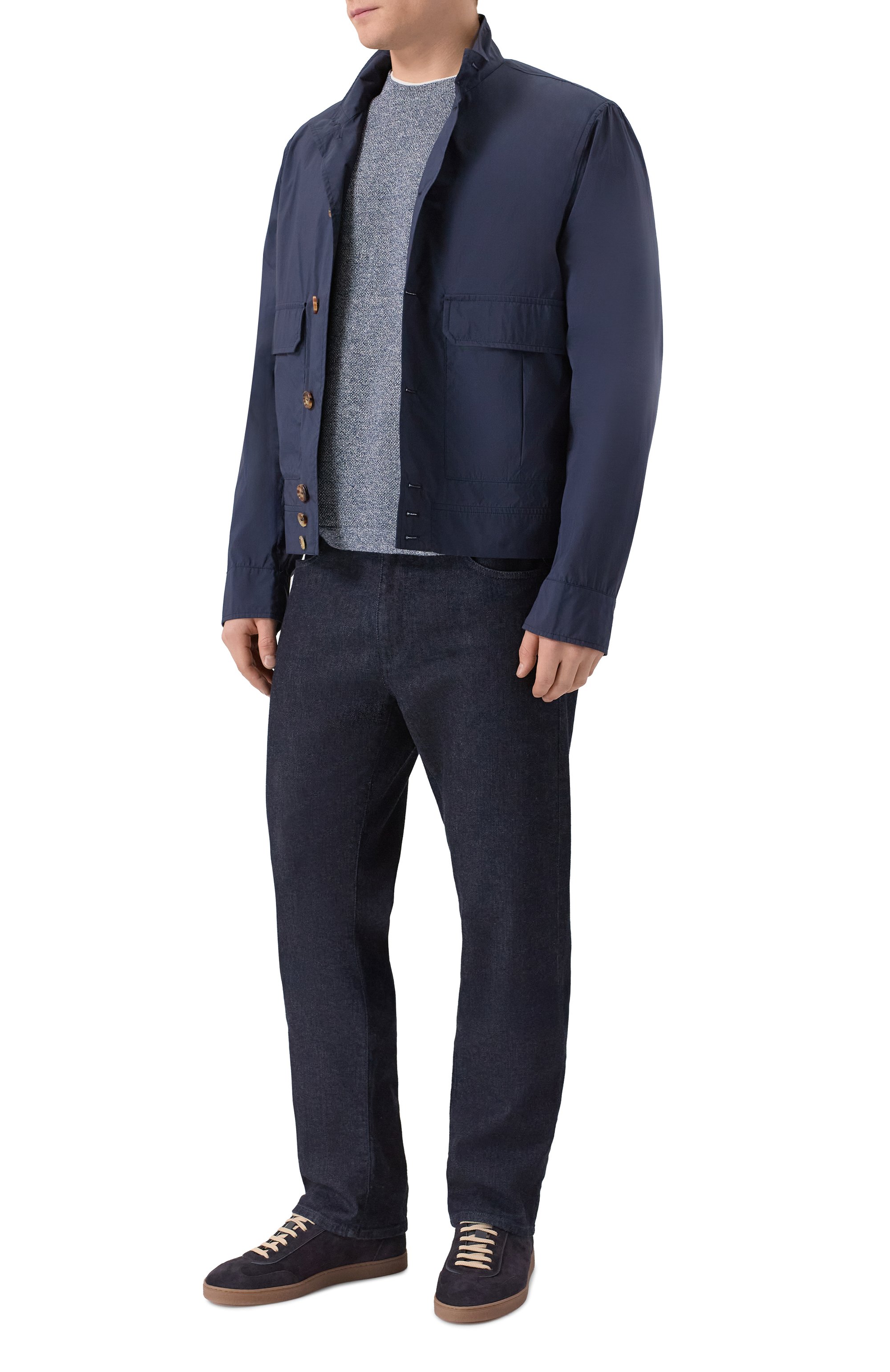 Джемпер изо льна и хлопка PAUL&SHARK, арт. 26411552, фото 2