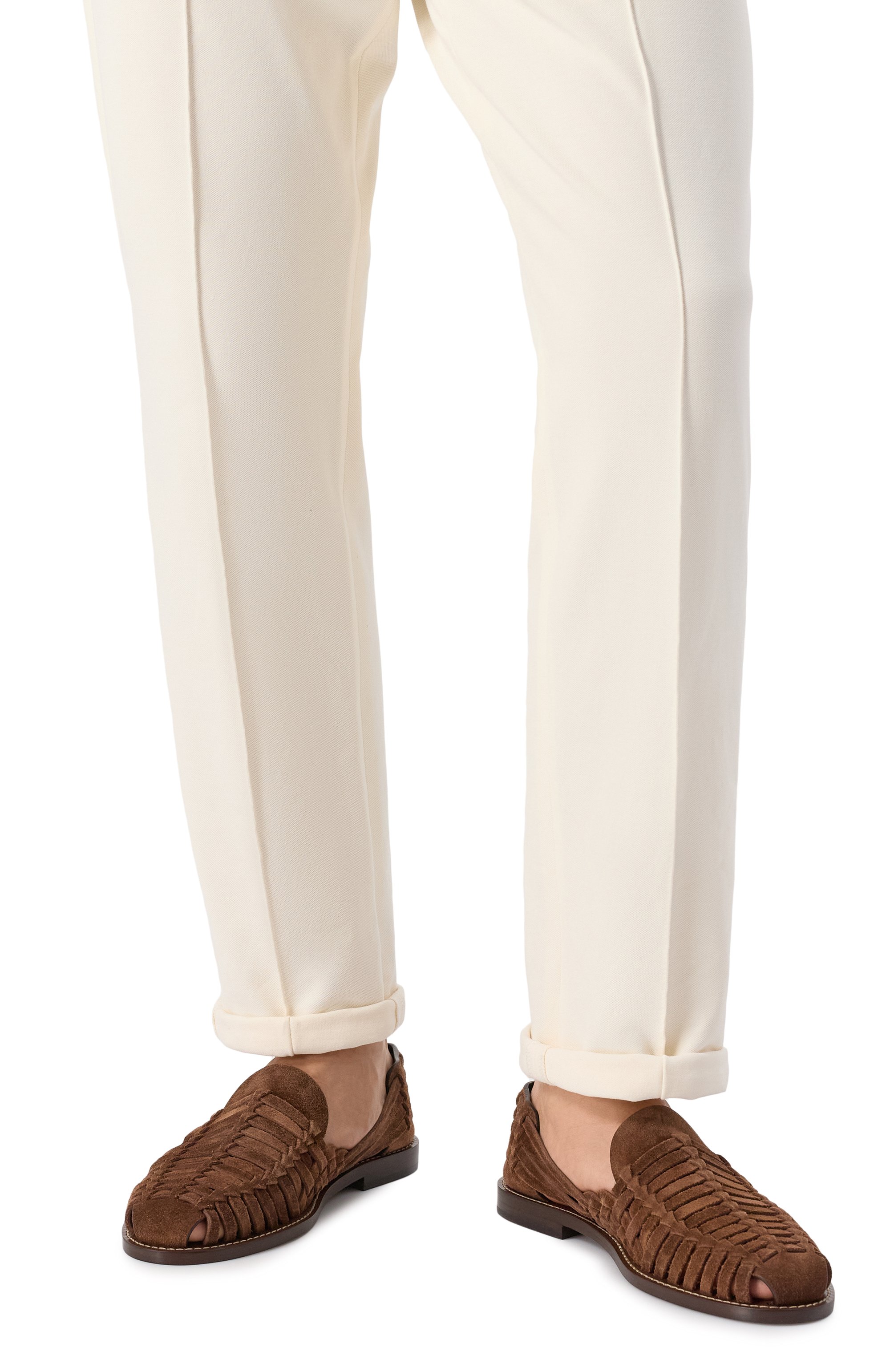 Замшевые лоферы BRUNELLO CUCINELLI, арт. MZUC0BM313, фото 3