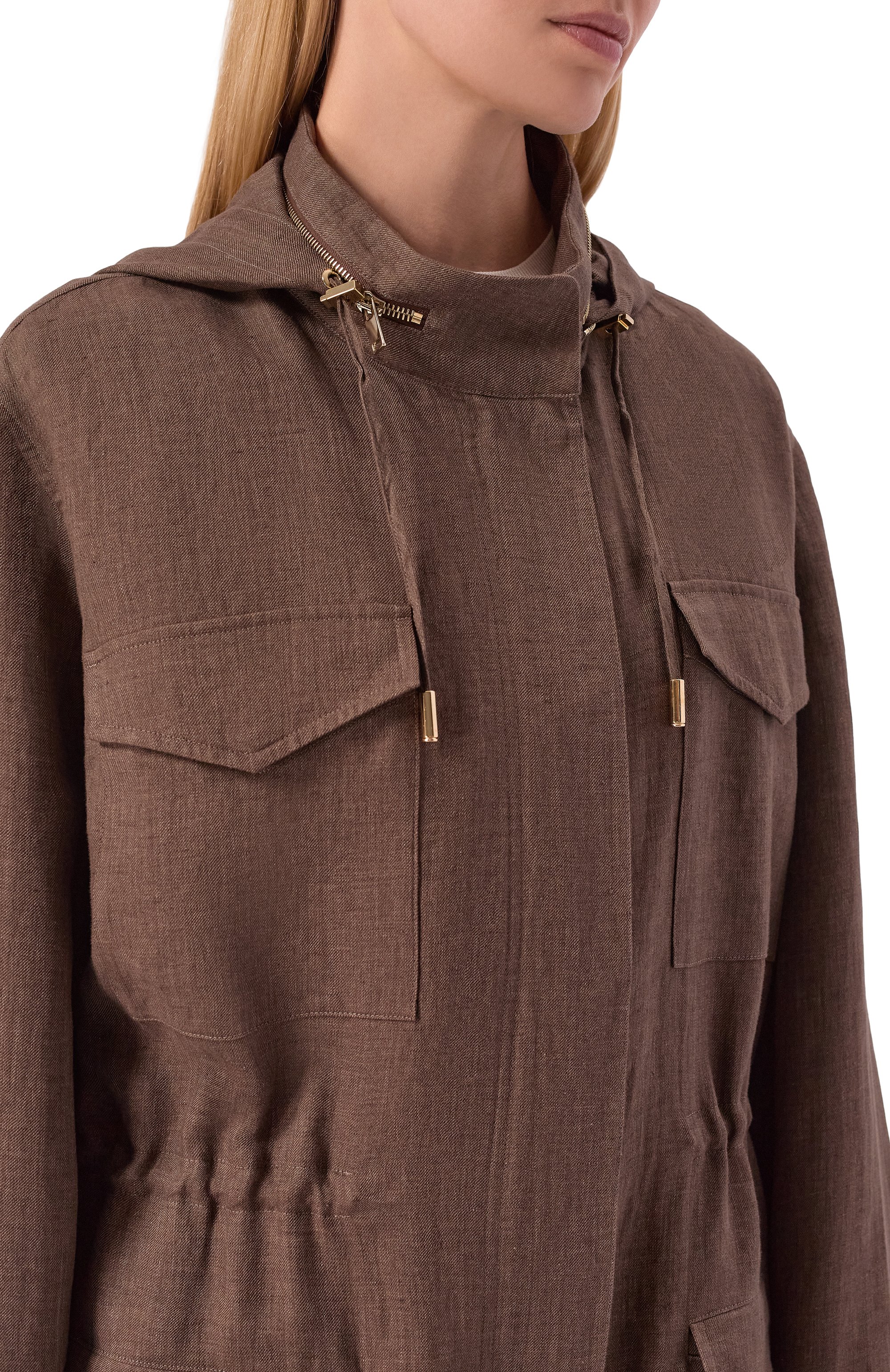 Льняная парка MVST, арт. M26.2PW.0024/4193D, фото 5