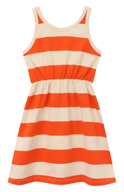 Хлопковое платье TINYCOTTONS оранжевого цвета по цене 9750 руб., арт. SS23-033, фото 2 Хлопковое платье TINYCOTTONS, арт. SS23-033, фото 2