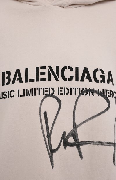 Хлопковое худи BALENCIAGA, арт. 670946/TLV56, фото 5