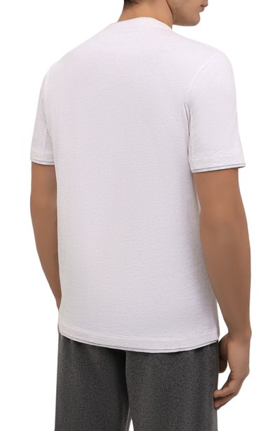 Хлопковая футболка BRUNELLO CUCINELLI, арт. M0T617427, фото 4