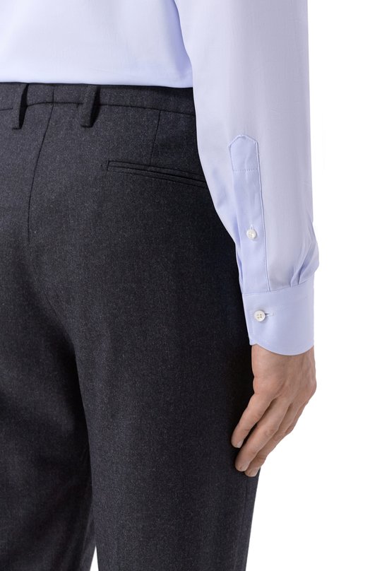 Хлопковая сорочка Canali CCL7018/GA03610 Голубой  CCL7018/GA03610 Фото 5