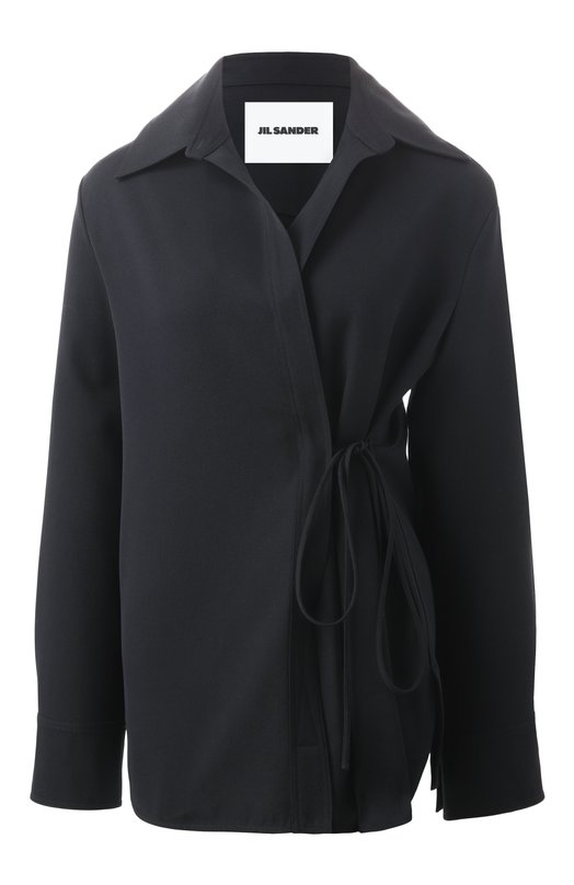 

Шерстяная рубашка Jil Sander, Чёрный