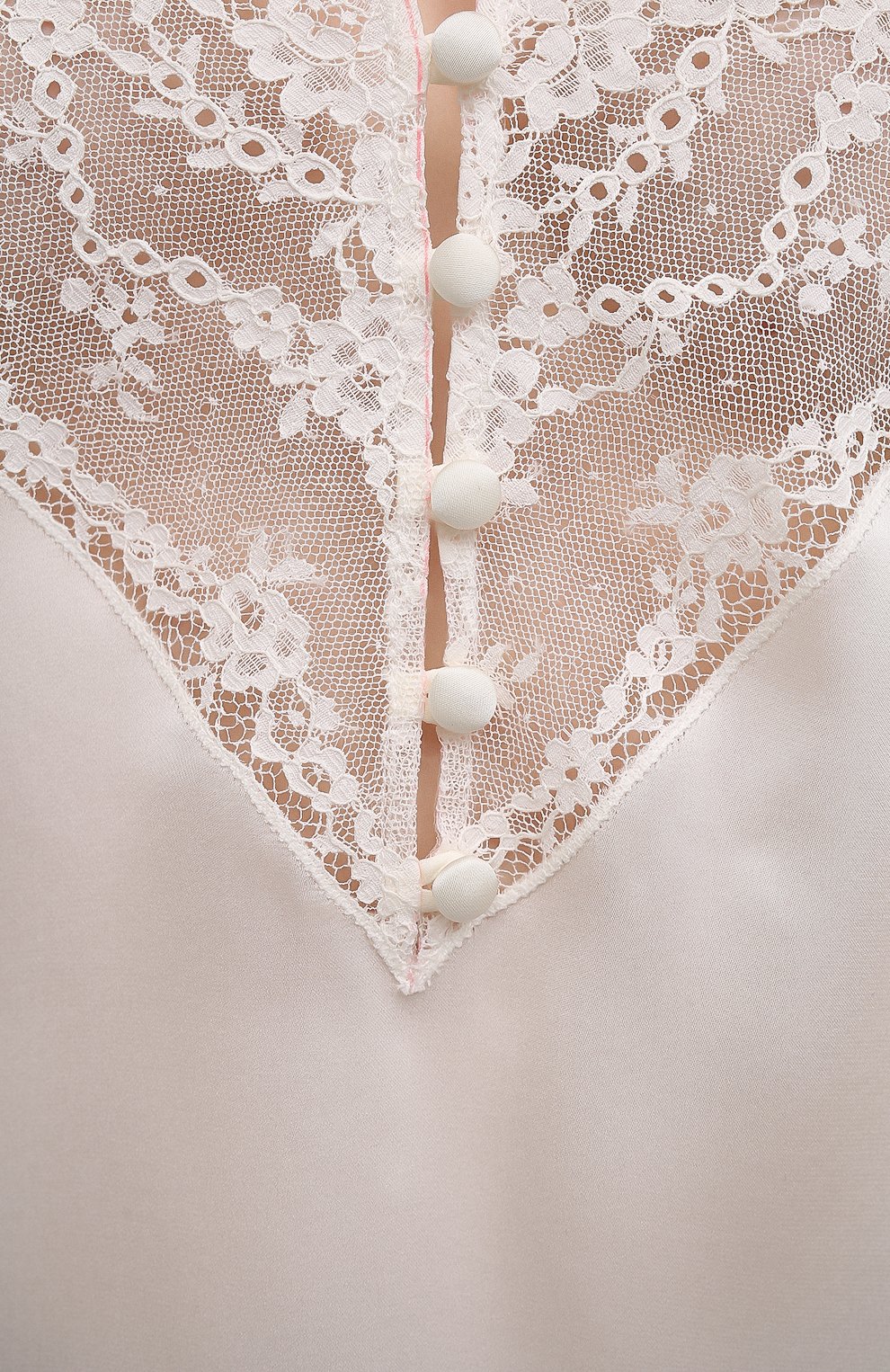 Шелковый топ SAINT LAURENT белого цвета по цене 115500 руб., арт. 648880/Y7B20, фото 5 Шелковый топ SAINT LAURENT, арт. 648880/Y7B20, фото 5