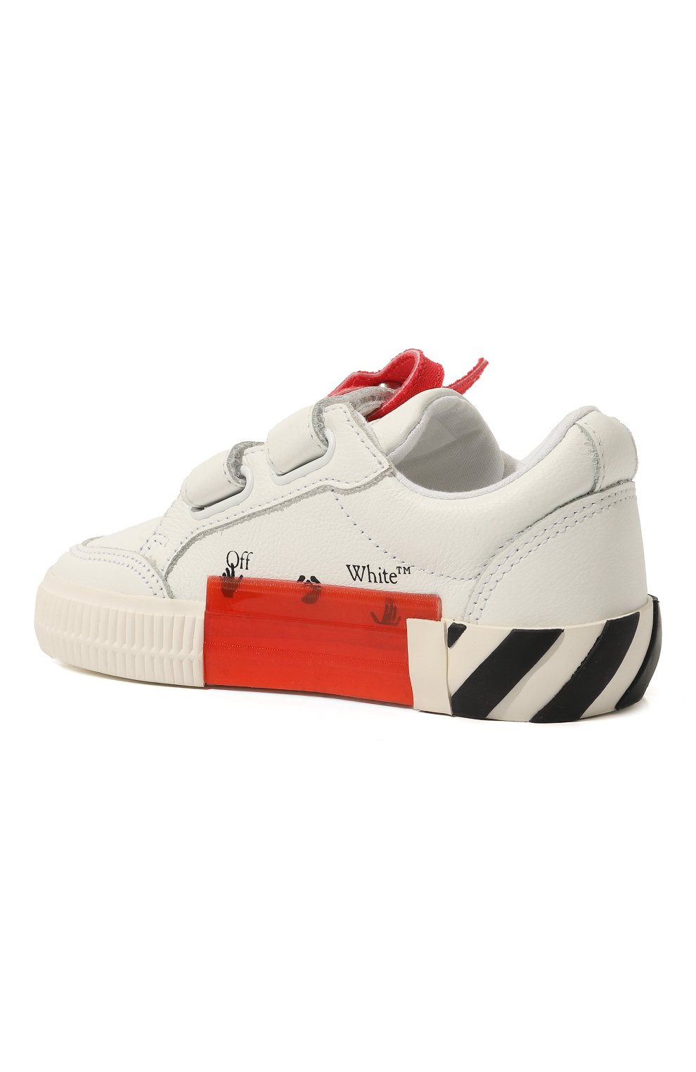 Кожаные кеды safety tag OFF-WHITE, арт. 0BIA005C99LEA0010110, фото 6