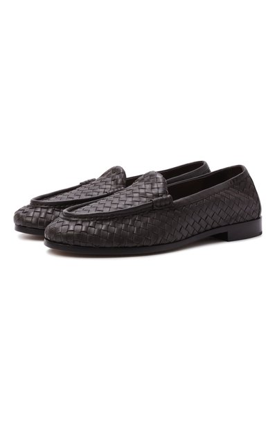 Мужские к ожаные лоферы silenzio BOTTEGA VENETA, арт. 867565/V2ED0
