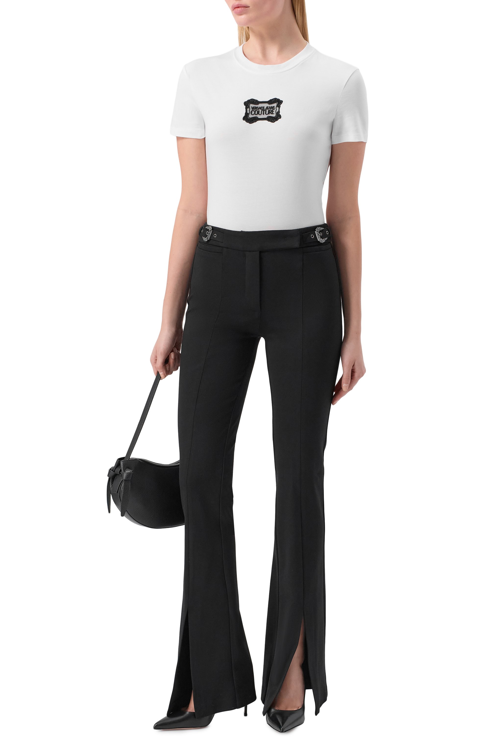 Хлопковая футболка VERSACE JEANS COUTURE, арт. 79HAHC01/CJ02C, фото 2