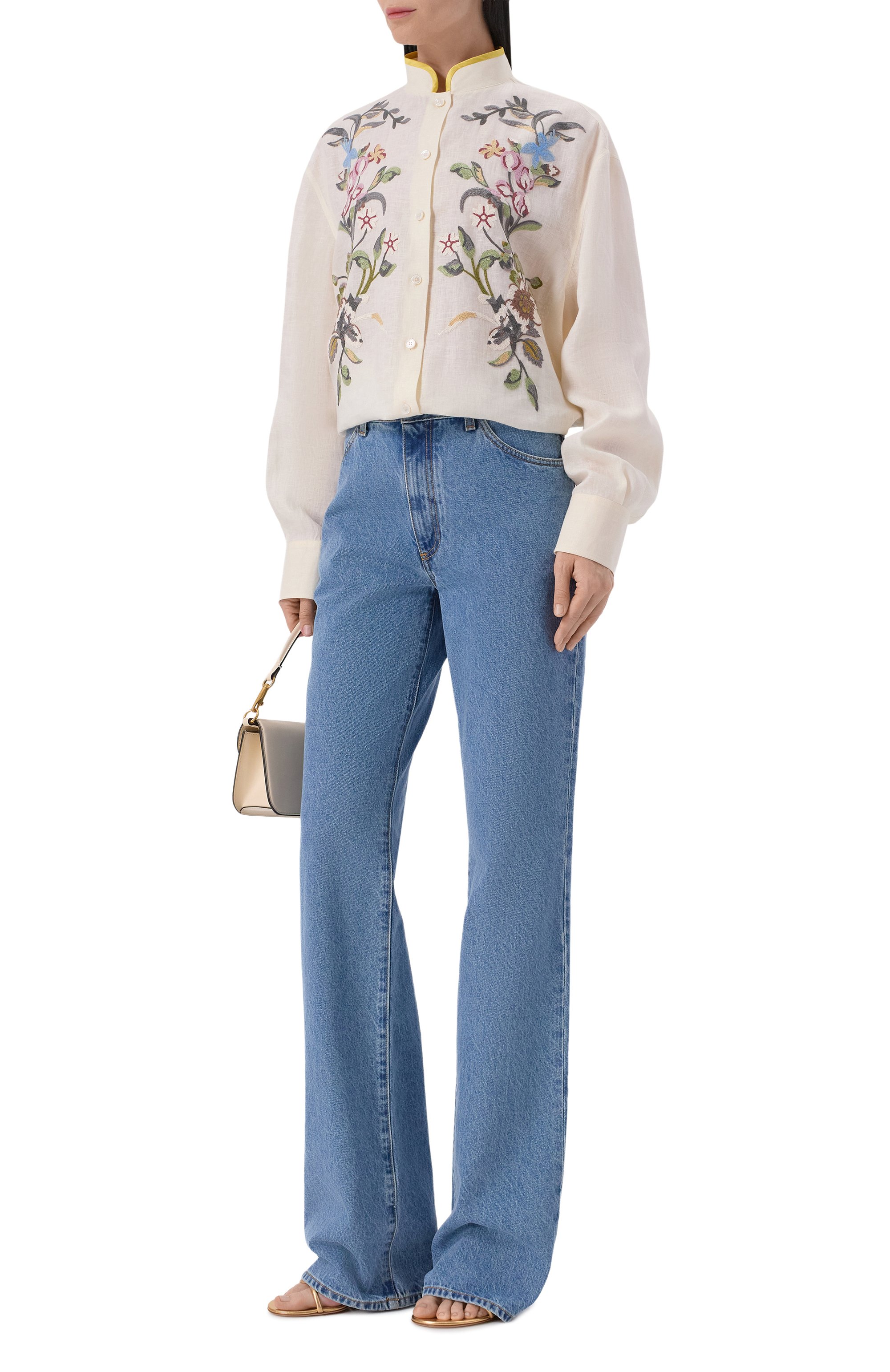 Льняная рубашка VALENTINO, арт. 8B3AB826/9M4, фото 2