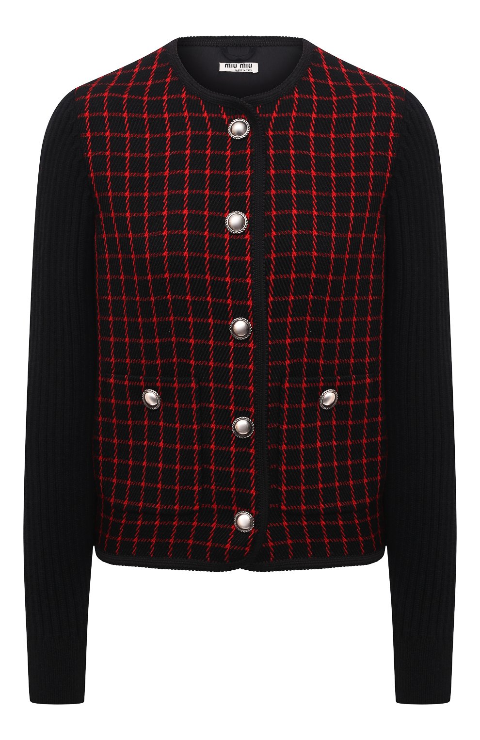 Шерстяной жакет MIU MIU, арт. MH1684-1ZGW-F0N98, фото 1