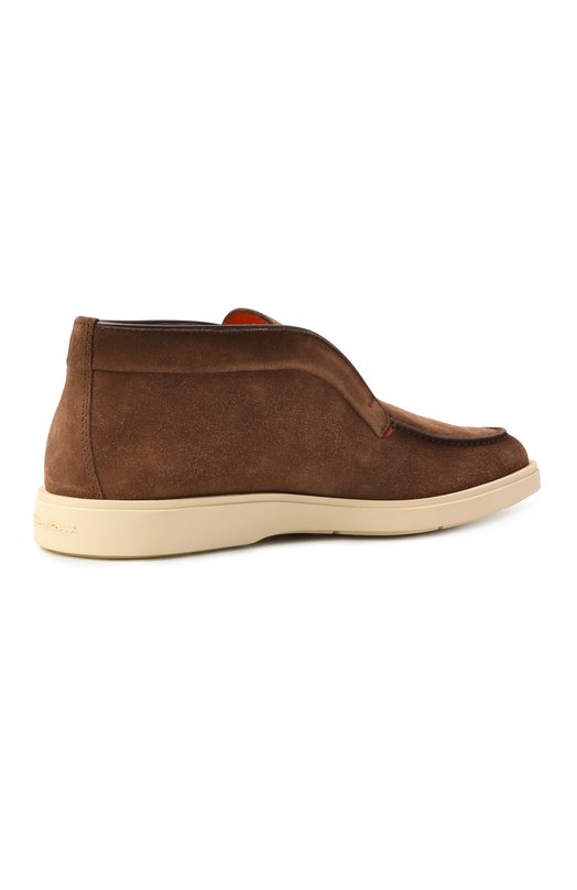 Замшевые ботинки Detroit Santoni MGDG17823TICBGEX Коричневый  MGDG17823TICBGEX Фото 4