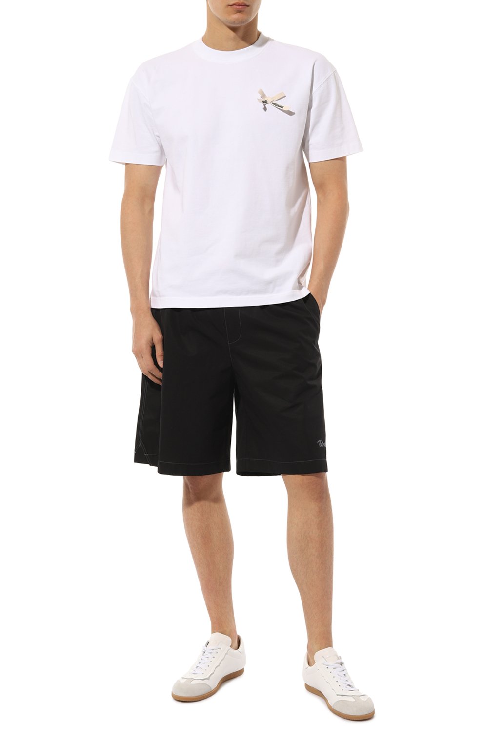 Хлопковые шорты VERSACE, арт. 1010213/1A07136, фото 2