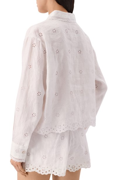 Льняная рубашка LOVE SHACK FANCY, арт. T1372/3366, фото 4