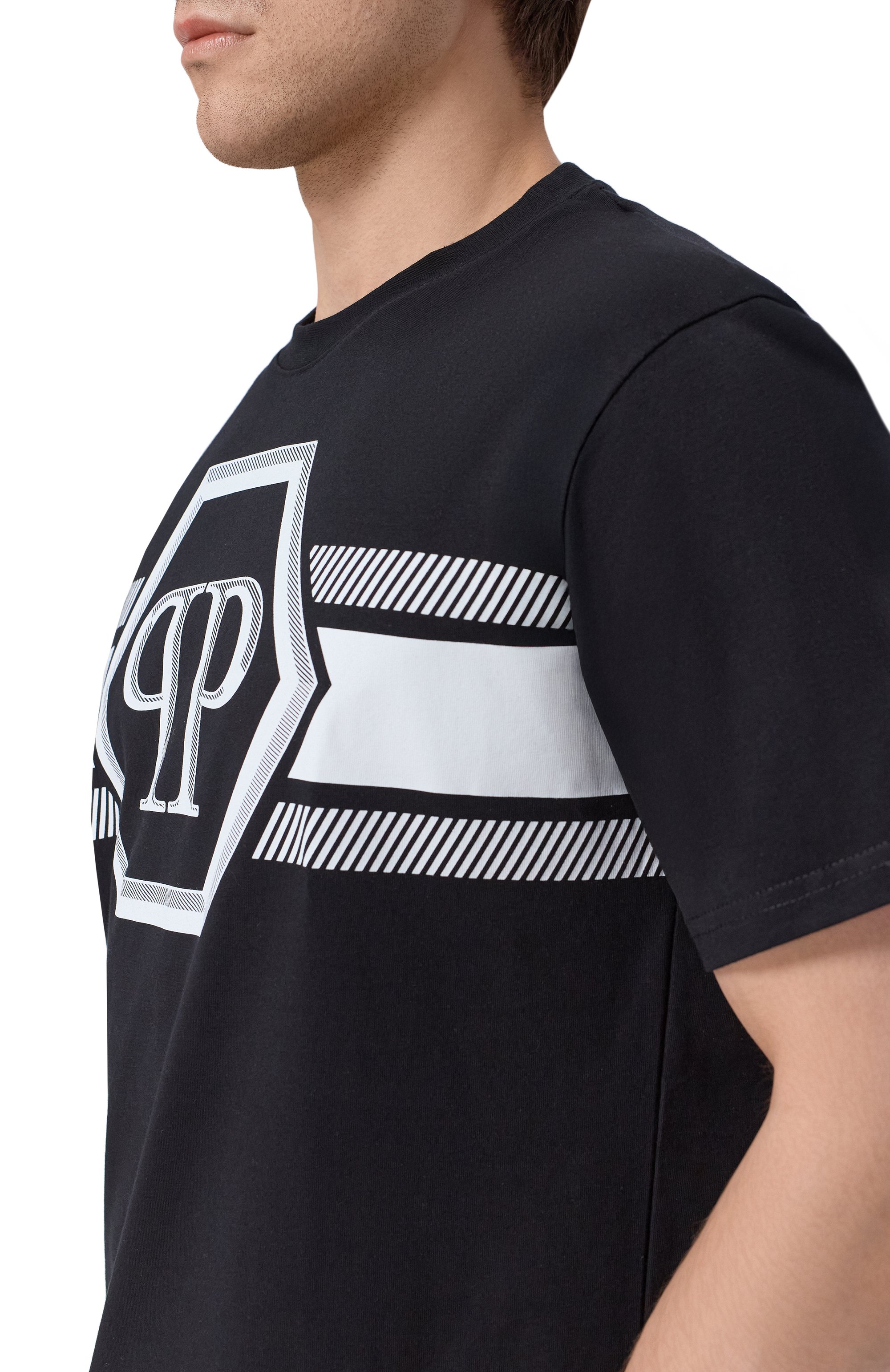 Хлопковая футболка PHILIPP PLEIN, арт. SAFC MTK8884 PJY002N, фото 5