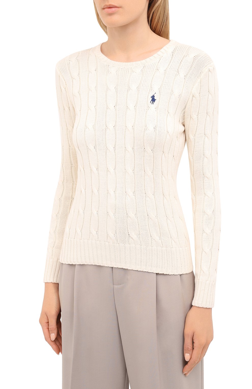 Хлопковый пуловер POLO RALPH LAUREN, арт. 211580009, фото 3