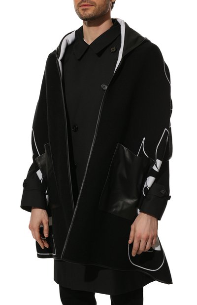 Шерстяная накидка BURBERRY, арт. 8049734, фото 3