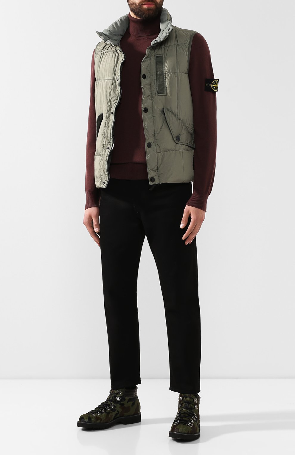 Пуховый жилет STONE ISLAND, арт. 7115G0123, фото 2