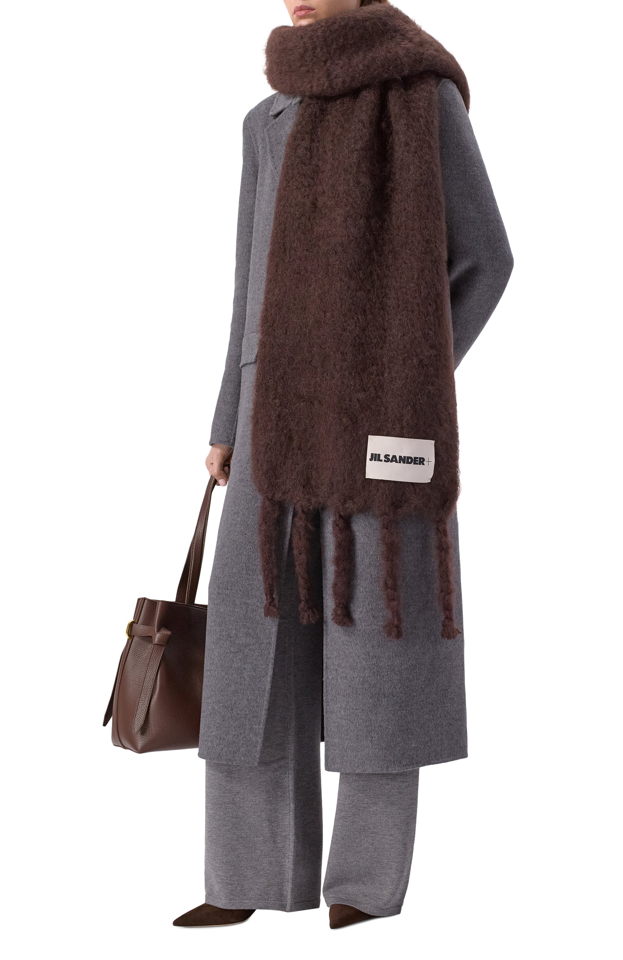 Шерстяной шарф JIL SANDER, арт. J40TE0118/J40041, фото 2