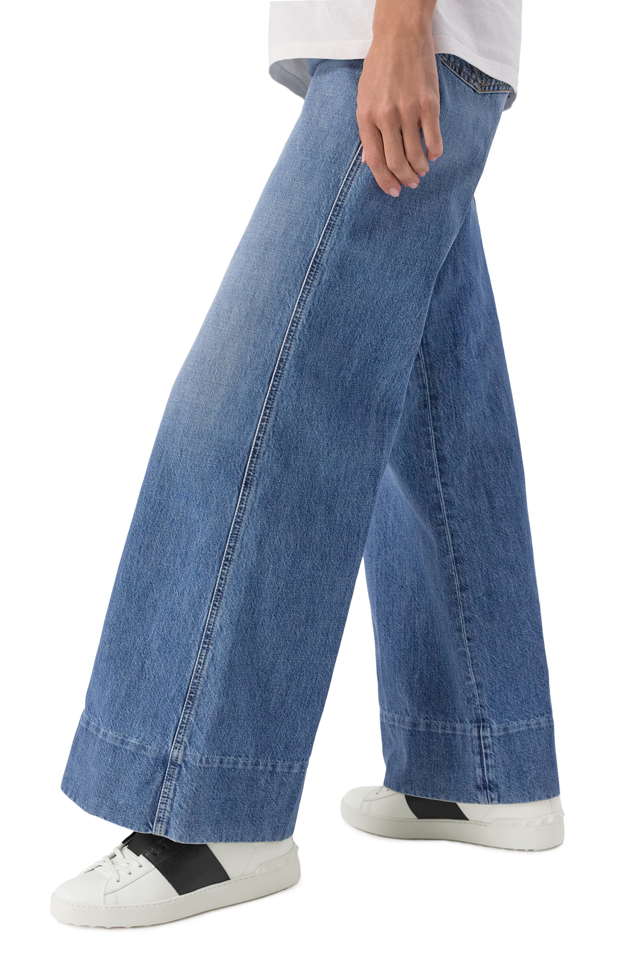 Кожаные кеды open VALENTINO, арт. 6W2S0781/BLU, фото 3