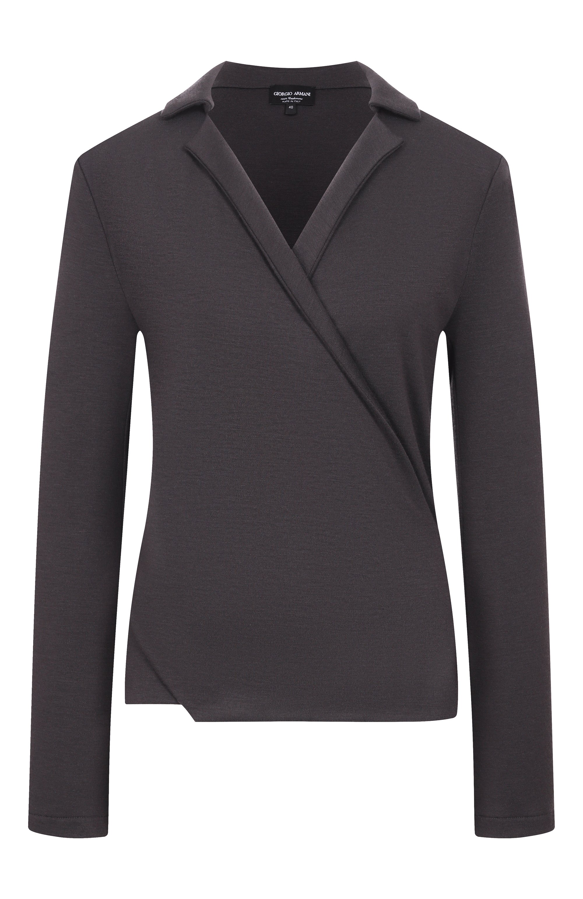 Кашемировый кардиган GIORGIO ARMANI серого цвета по цене 272500 руб., арт. GW003686/AF27680, фото 1 Кашемировый кардиган GIORGIO ARMANI, арт. GW003686/AF27680, фото 1