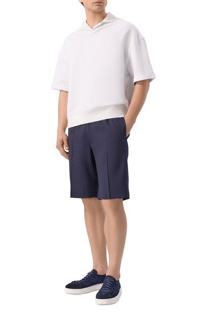 Шорты изо льна и шерсти CORNELIANI, арт. 274555/2718468, фото 2