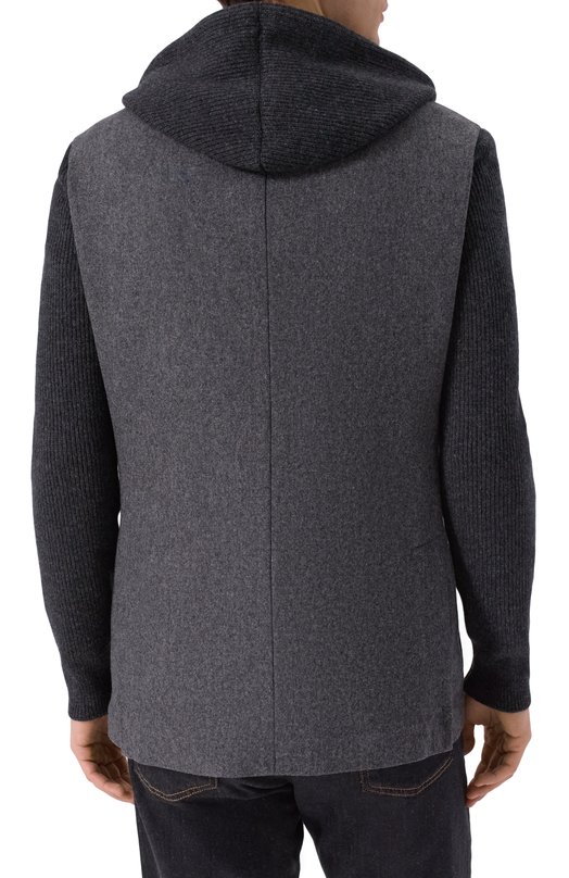 Шерстяной пиджак Gran Sasso 23133/51320 Серый  23133/51320 Фото 4