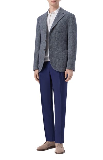 Замшевые дерби BRUNELLO CUCINELLI, арт. MZUPAIT654, фото 2