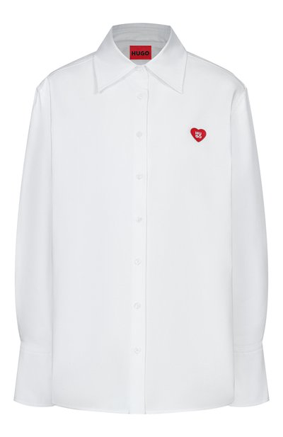 Женская хлопковая рубашка HUGO, арт. 50556398