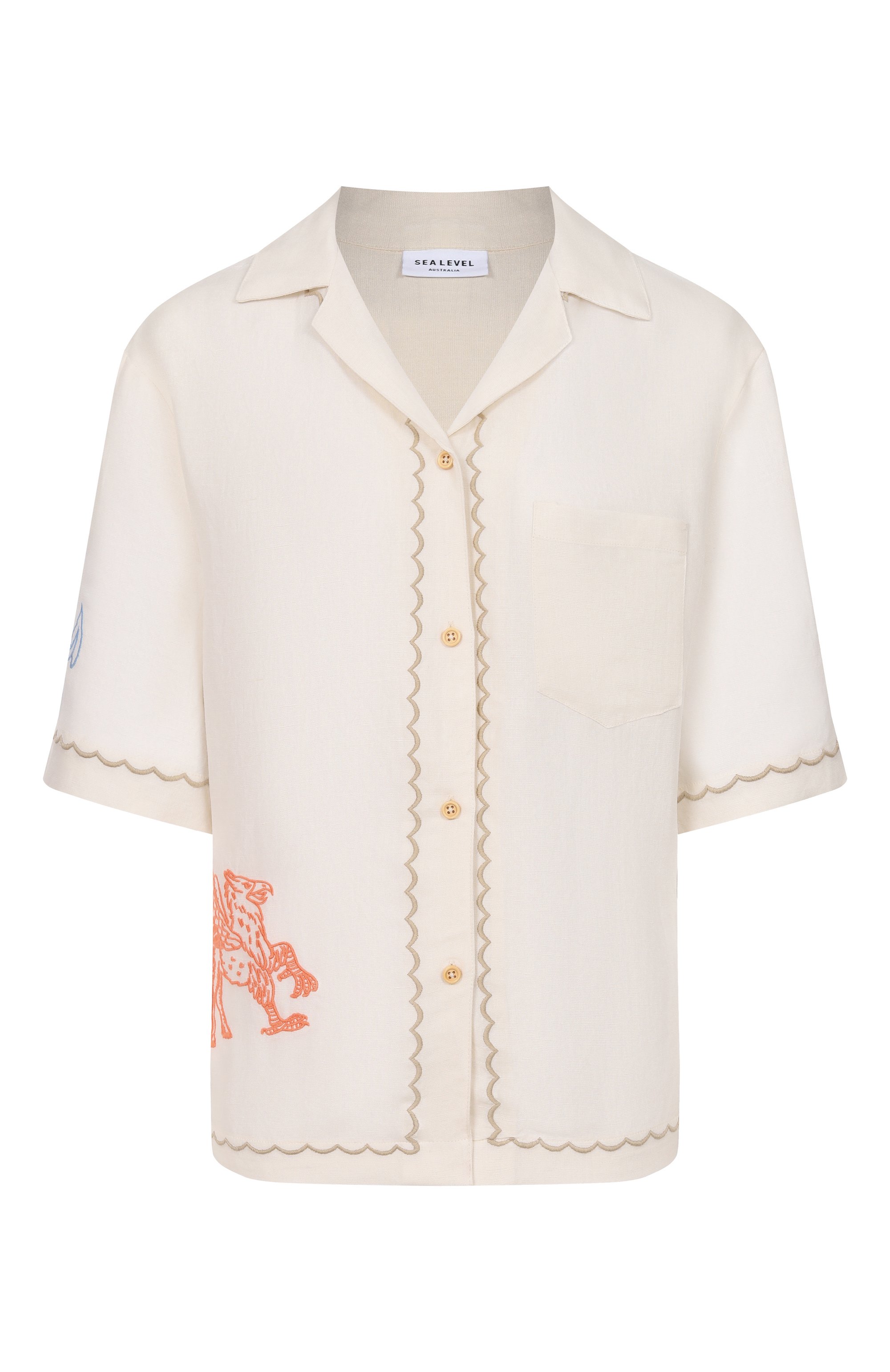 Рубашка из вискозы и льна SEA LEVEL, арт. SL9153SK, фото 1