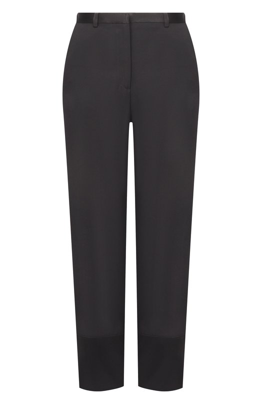 Брюки из вискозы и шерсти Loulou de Saison MAH0NEY Чёрный MAH0NEY