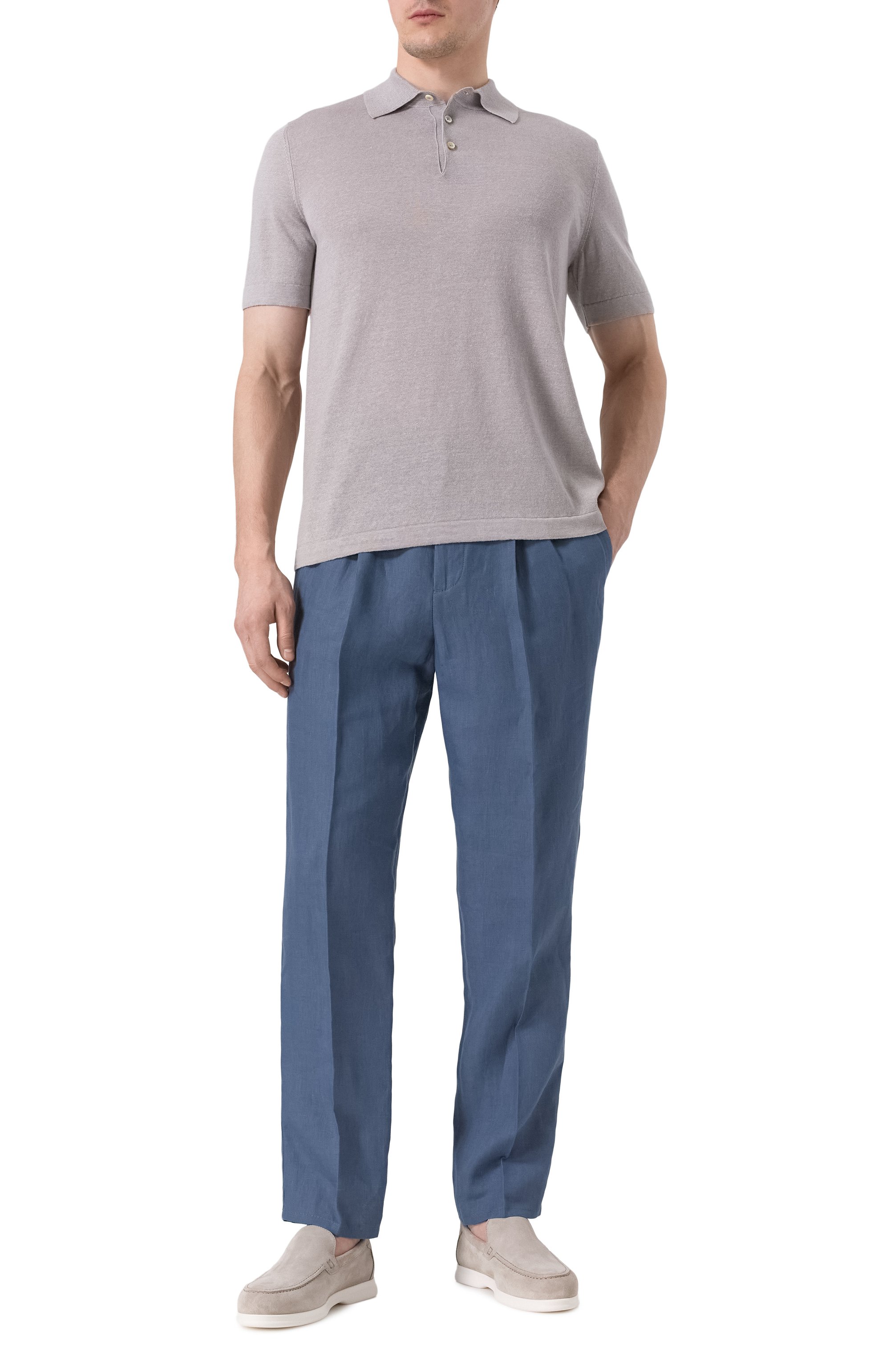 Поло изо льна и кашемира MVST, арт. 25E/X1P/0/A002/7639, фото 2