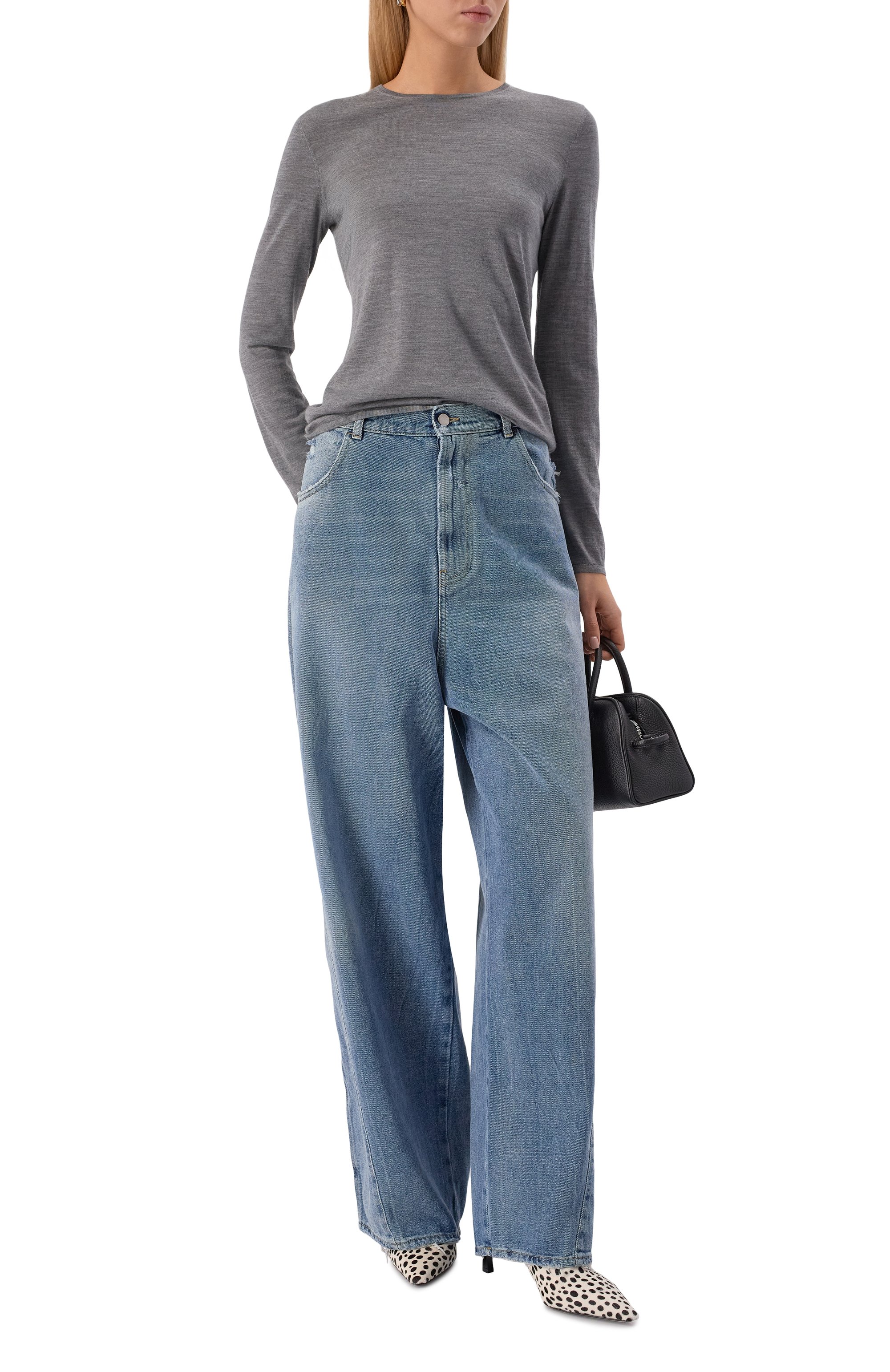 Пуловер из шерсти и шелка 12 STOREEZ, арт. 134033, фото 2