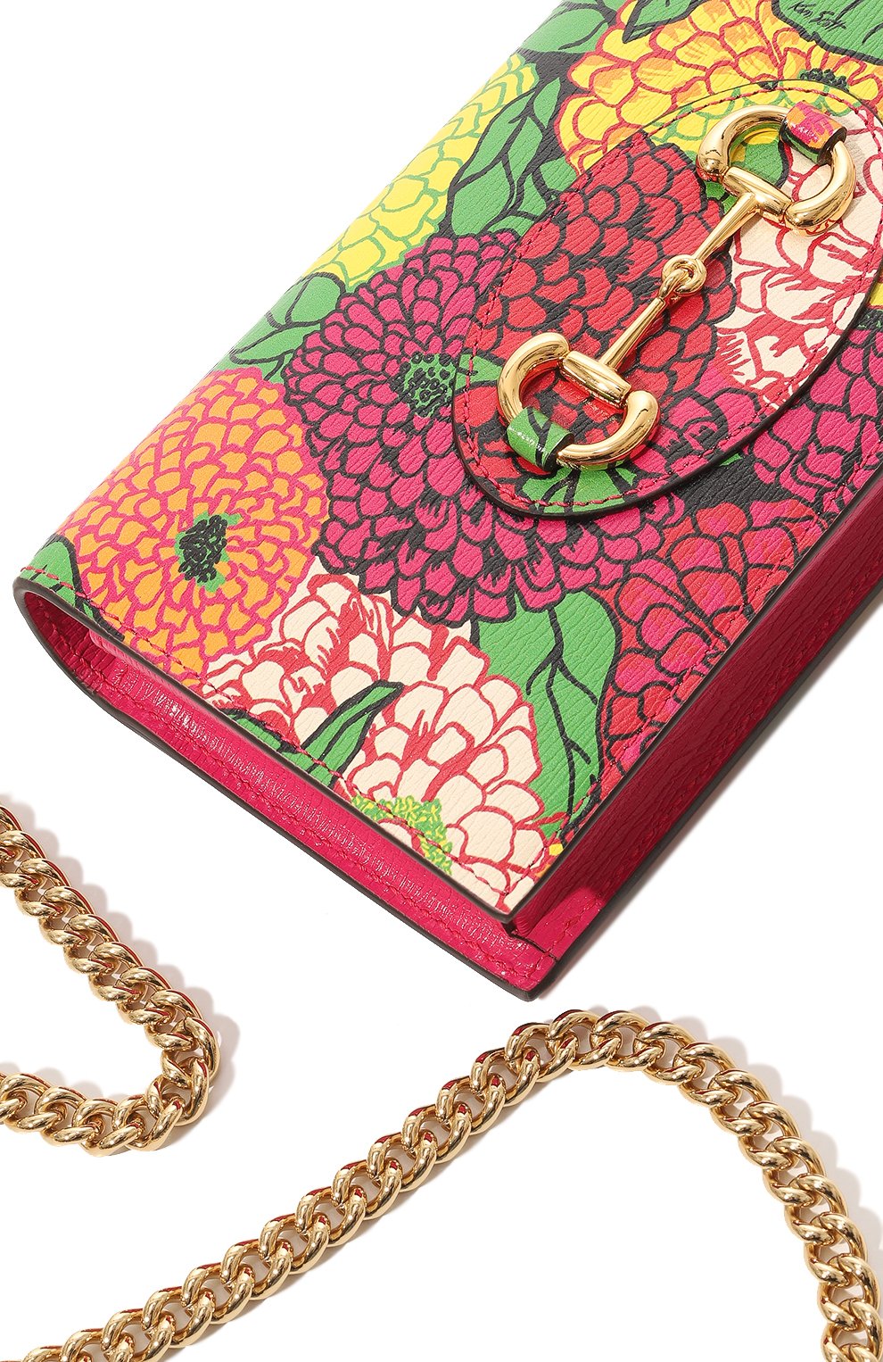 Кошелек на цепочке 1955 horsebit gucci x ken scott GUCCI разноцветного цвета по цене 125280 руб., арт. 621892 UAFAG, фото 3 Кошелек на цепочке 1955 horsebit gucci x ken scott GUCCI, арт. 621892 UAFAG, фото 3