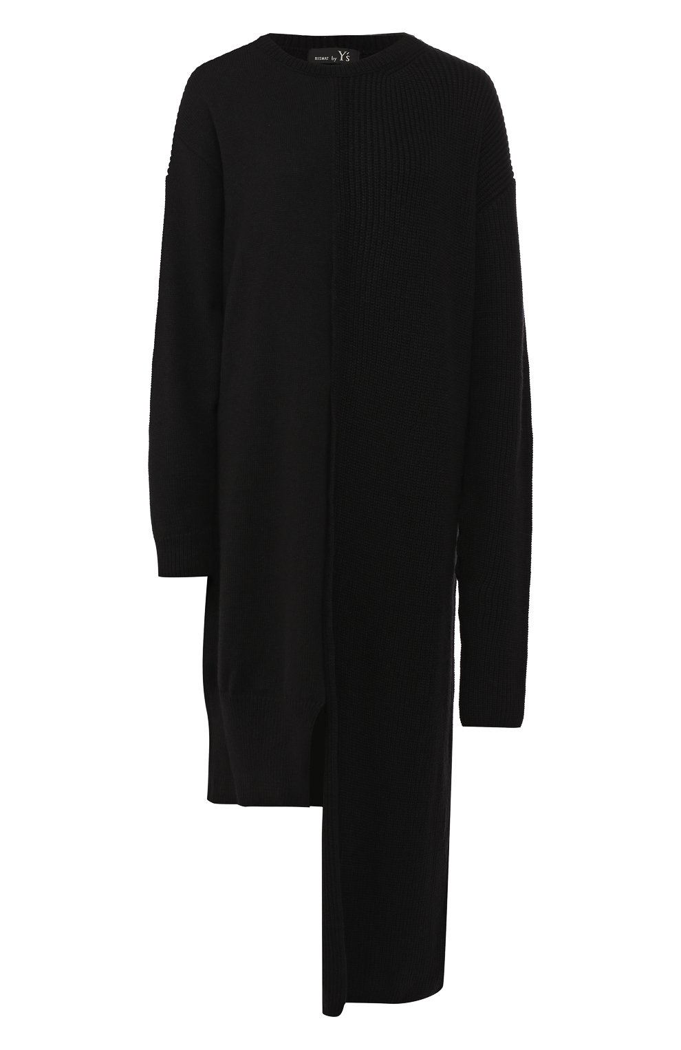 Платье YOHJI YAMAMOTO черного цвета по цене 54750 руб., арт. YJ-K87-547, фото 1 Платье YOHJI YAMAMOTO, арт. YJ-K87-547, фото 1
