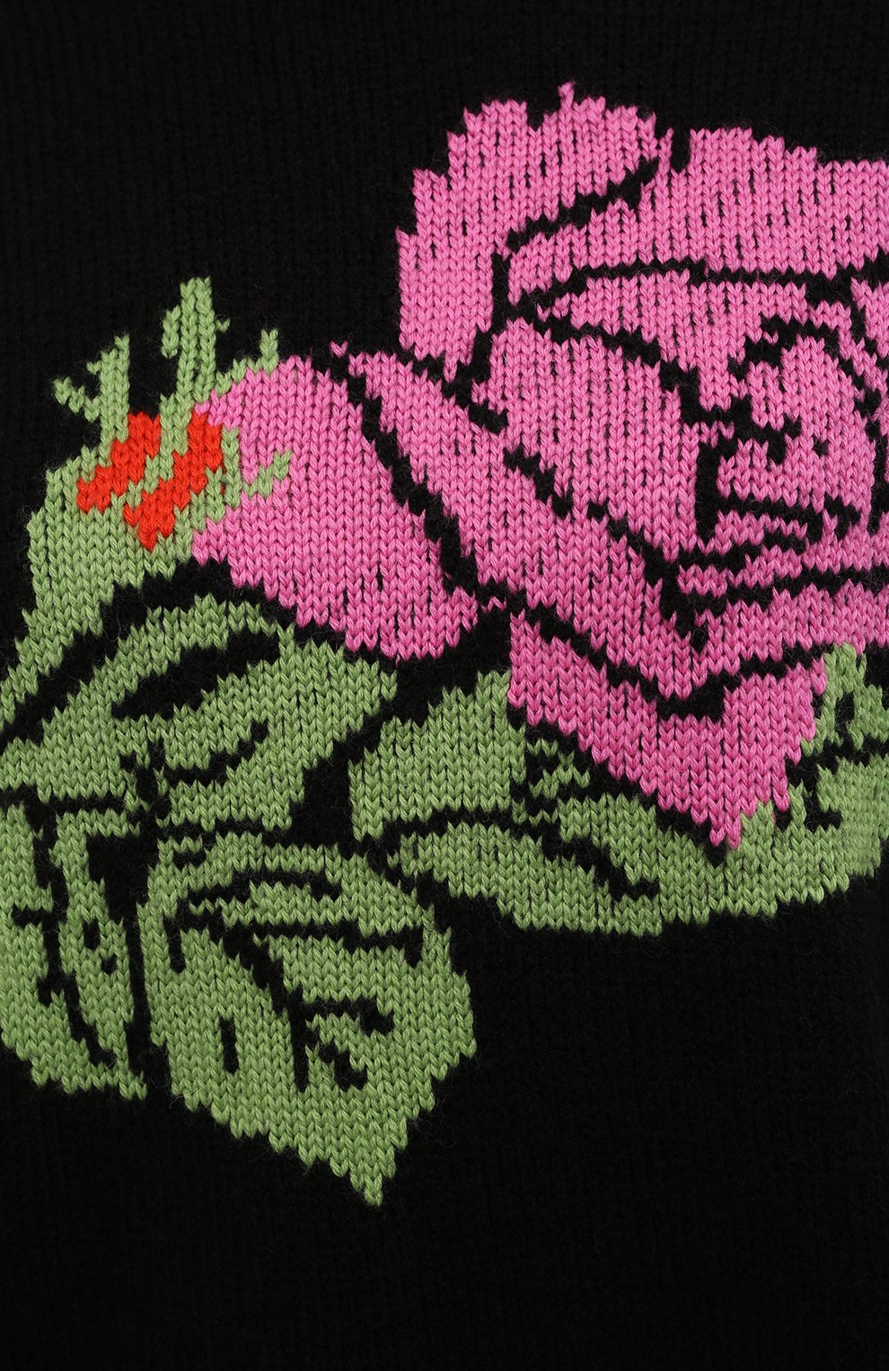 Шерстяной свитер MSGM черного цвета по цене 33450 руб., арт. 3141MDM148 217748, фото 5 Шерстяной свитер MSGM, арт. 3141MDM148 217748, фото 5