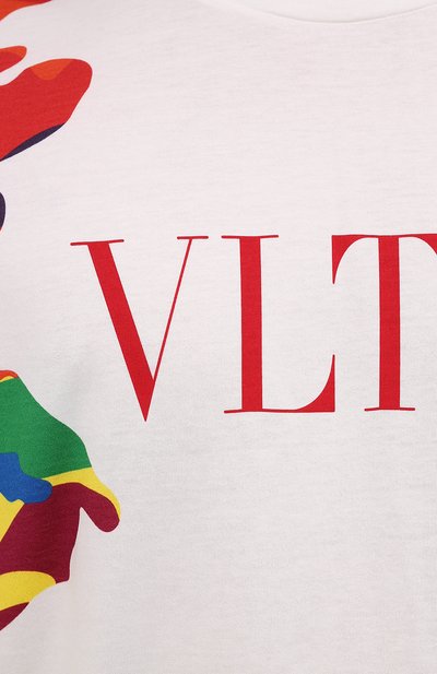 Хлопковая футболка VALENTINO, арт. WV3MG08I7NQ, фото 5