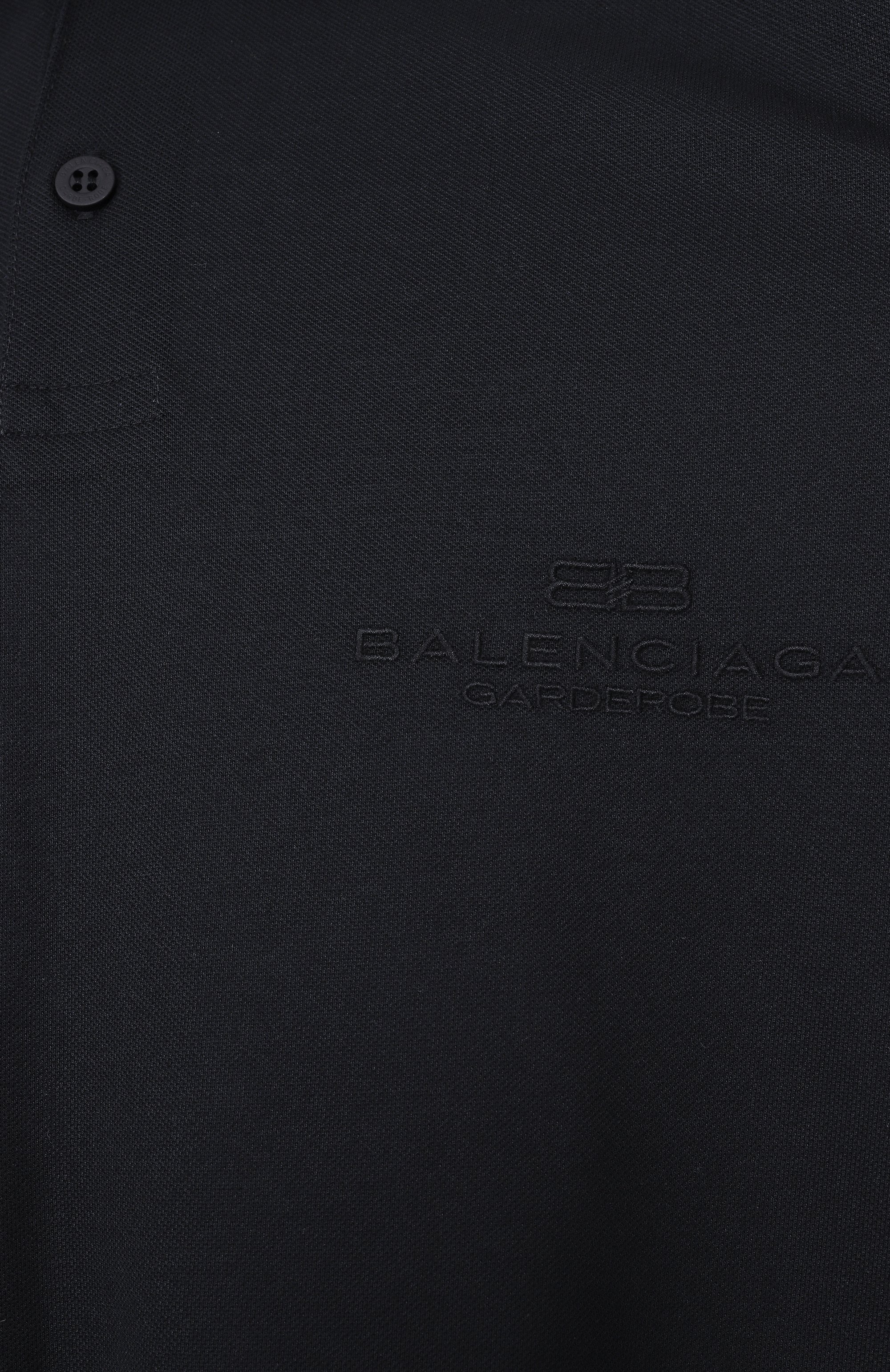 Хлопковое поло garde-robe BALENCIAGA, арт. 817163/TRVW4, фото 6