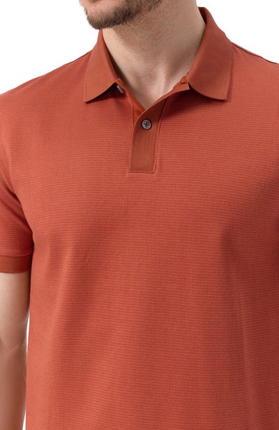 Хлопковое поло BOSS, арт. 50532246, фото 5