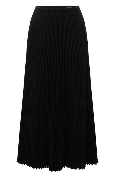 Женская плиссированная юбка PRADA, арт. P199N-1R08-F0002-182