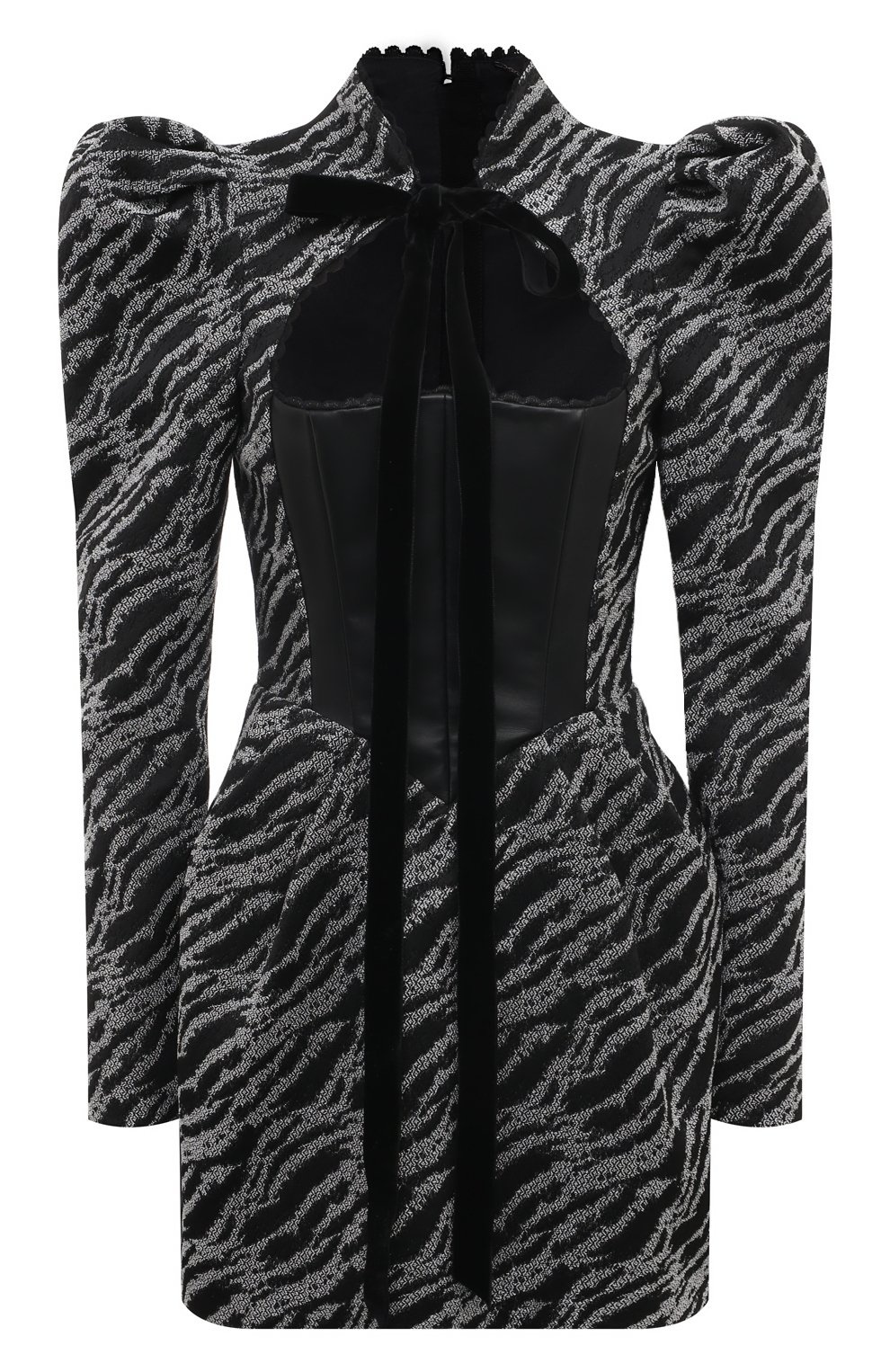 Платье YANA DRESS черно-белого цвета по цене 219000 руб., арт. 1-23/0-702-1953, фото 1 Платье YANA DRESS, арт. 1-23/0-702-1953, фото 1