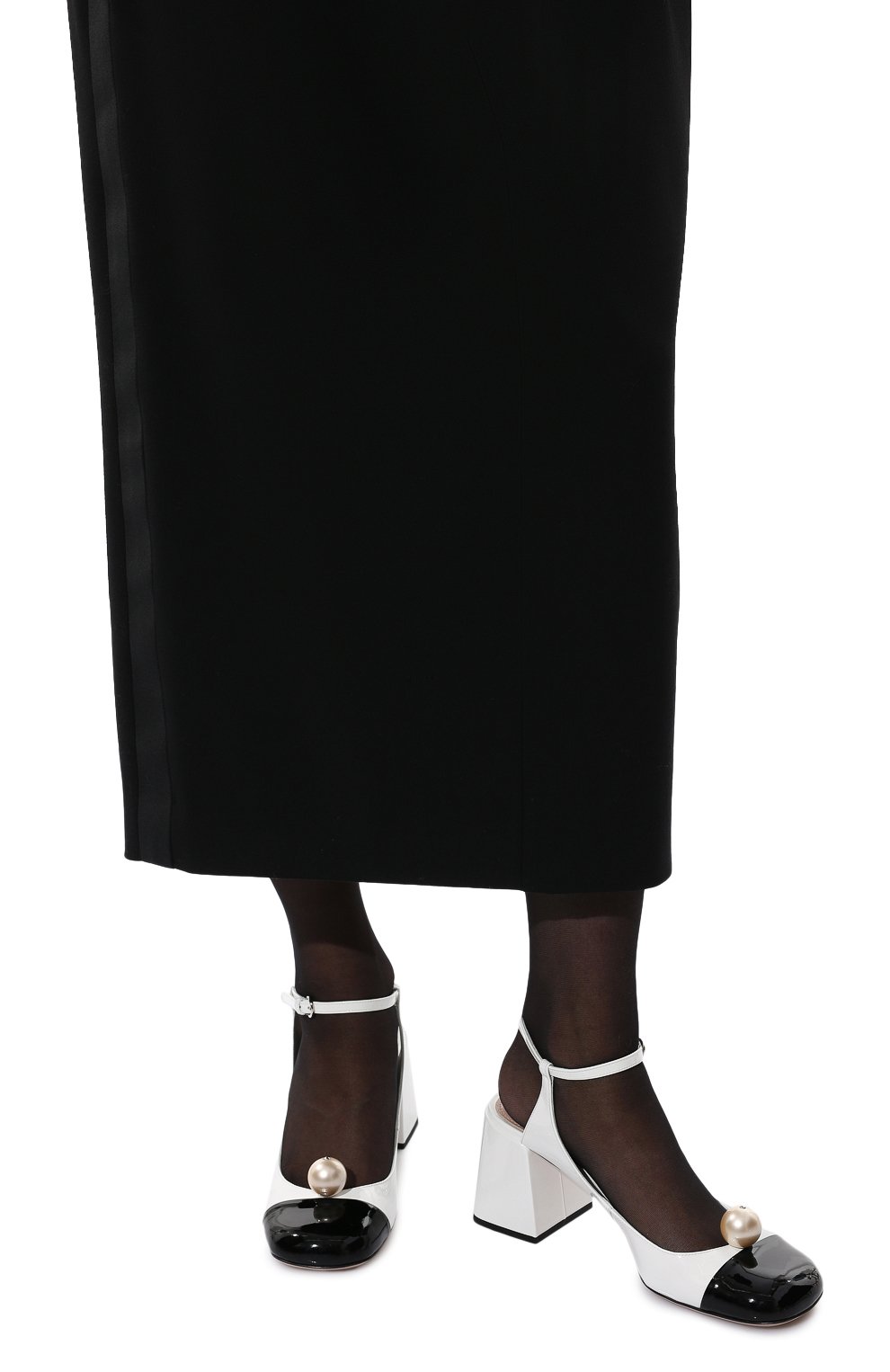 Кожаные туфли MIU MIU, арт. 5I659D-ZHV-F0964-065, фото 3