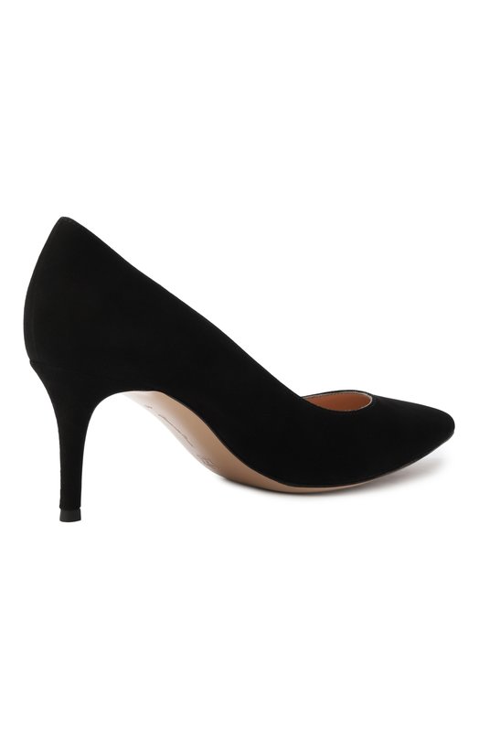 Замшевые туфли Gianvito 70 Gianvito Rossi G26770.70RIC.CAMNER0 Чёрный  G26770.70RIC.CAMNER0 Фото 5