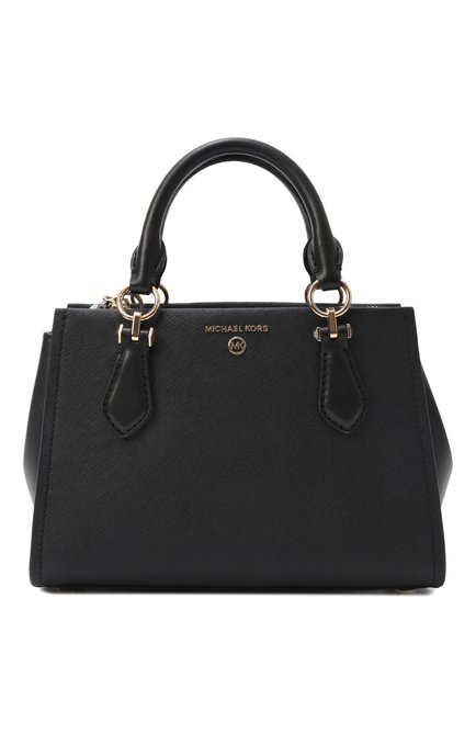 Женская сумка marilyn small MICHAEL MICHAEL KORS черного цвета, арт. 32S2G6AC1L | Фото 1 (Ремень/цепочка: На ремешке; Материал сплава: Проставлено; Размер: small; Материал: Натуральная кожа; Драгоценные камни: Проставлено)