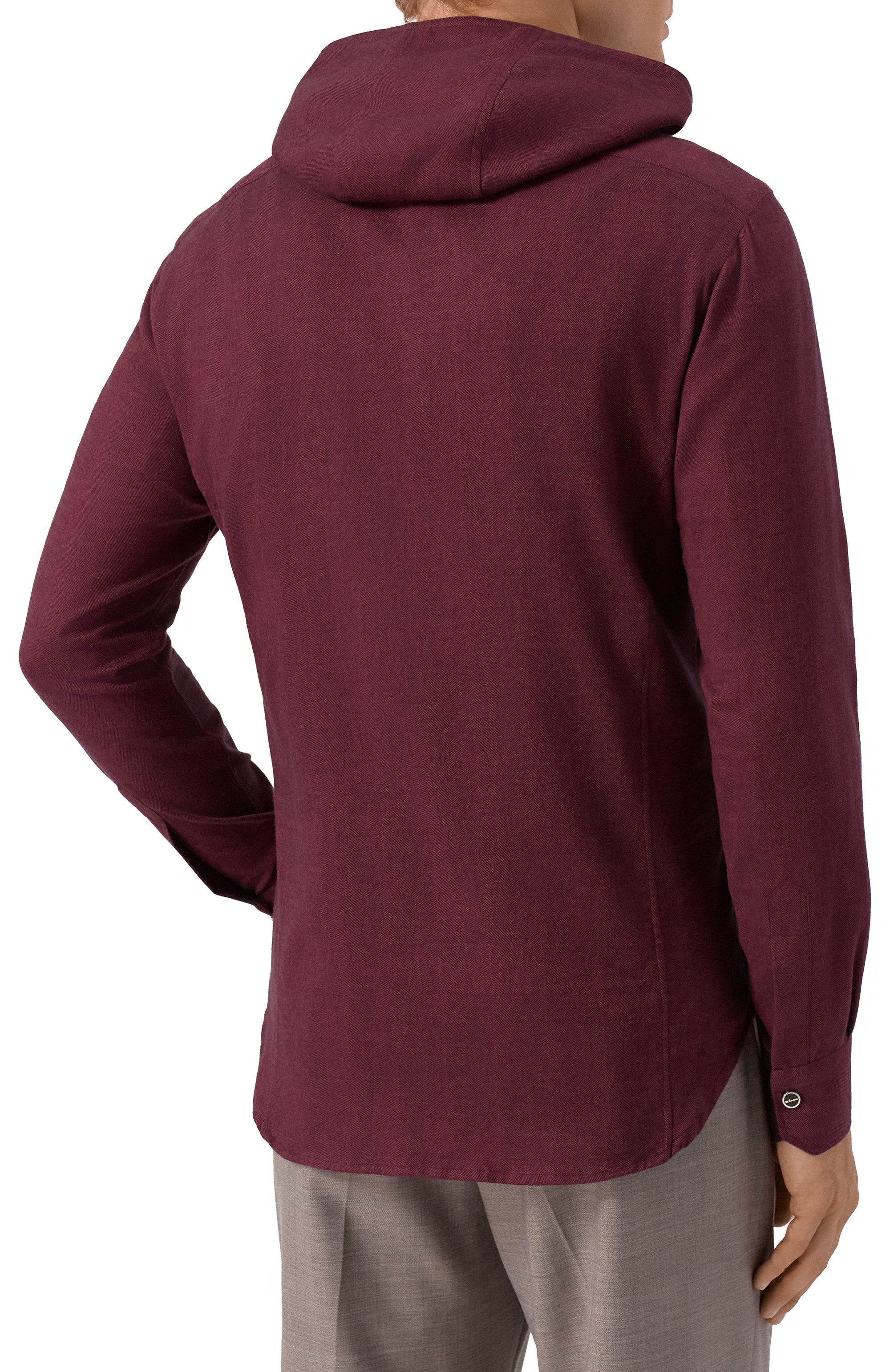 Рубашка из хлопка и лиоцелла KITON, арт. UMCMARH0944008, фото 4